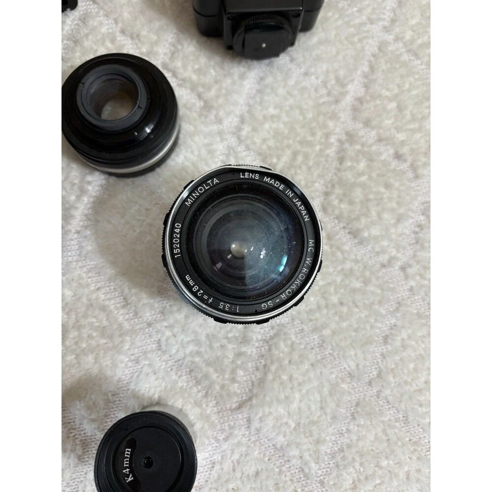 70s Yashica DS-M 135mm F/2.8 Lens Minolta MC W.Rokkor SG 28mm F3.5 Lens   + More